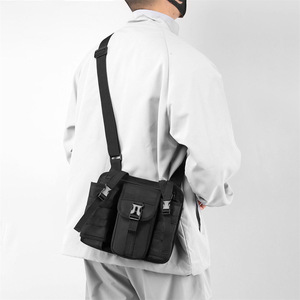 Men's Chest <b>Bag</b> Shoulder <b>Bag</b> Oxford Cloth Waterproof Wear Resistant Outdoor Sports <b>Bag</b> Solid Color MZSNSQ 250 - Product Image 2