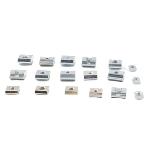 Trung Quốc Nhà sản xuất 5186 5072 5073 5074 5075 RoHS M4 M5 M6 M8 M10-45 kẽm-mạ Slide-in t-<span class=keywords><strong>nuts</strong></span> cho 10 mét 4545 nhôm Pro - Product Image 1
