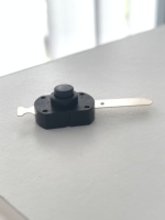 Interruptor de Botón Miniatura KAN-4C Directo de Fábrica, 1NO SPST 1A250V, Interruptor de Botón Miniatura de Montaje Pasante, Certificado CE CB CQC para Linterna
