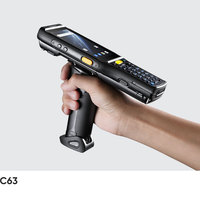 Computadora Móvil Resistente Chainway C63, PDA con Escáner de Código de Barras 1D/2D, Ofrece Teclado Flexible de 27/37/47 Teclas