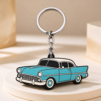 Gantungan Kunci Logam Paduan Seng Kustom 2d/3d Bentuk Mobil jeep Model Enamel