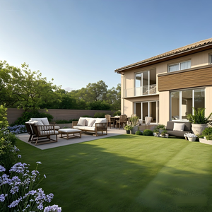 Tapis de <span class=keywords><strong>gazon</strong></span> synthétique écologique de 25mm résistant aux UV et doux pour une utilisation intérieure et extérieure jardin balcon animal de compagnie bricolage - Product Image 4