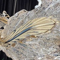 Lustre suspendu LED de luxe, éclairage moderne pour hôtel, salon, décoration, lustres en verre