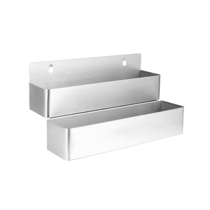 Commercial Double Deck Liquor Bottle <b>Shelf</b>, Stainless Steel Double Layer Wine Storage Rack for Restaurant <b>Bar</b> Kitchen - Product Image 3