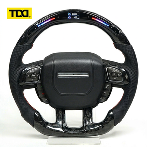Volante de fibra de carbono TDD LED para Range Rover Evoque Defender 2011 2012 2013 2014 2015 2016 2017 2018 2019 - Product Image 1