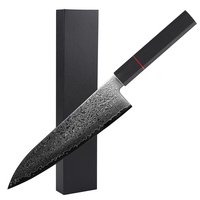 Offre Spéciale Vente en Gros et au Détail Couteau de Chef en Acier Inoxydable Damas de 6,7 Pouces en Forme de V pour la Cuisine, Couteau de Cuisine Japonais Durable