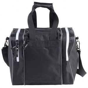 <b>Bowling</b> Ball Bag for Single Ball <b>Bowling</b> Bag Tote for 1 Ball and Shoes with Padded Holder and 2 Pockets - Product Image 3