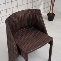 Meilleur balcon extérieur loisirs créatifs petit rotin en osier table basse chaise ensemble de salle à manger à vendre