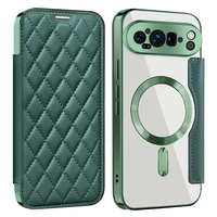 Étui de téléphone magnétique en cuir PU pour Google Pixel 10A Pro XL, Samsung Galaxy S26 FE Plus Ultra et Apple iPhone 17 16 15 Pro Max