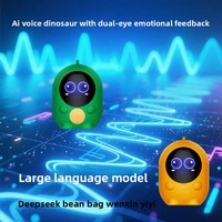 Peluche personnalisée en forme de pouf avec dialogue intelligent multilingue DeepSeekAI et design mignon