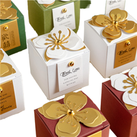 Caja de Dulces Personalizable de Cartón con Materiales Reciclados, Forro de Esponja, Cierre Magnético Seguro para Alimentos, Logotipo Personalizado, Elegante Relieve