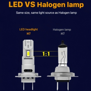 <strong>H11</strong> H8 Halogen Size Car Led Lights Aluminum Alloy Covers Good Heat Dissipation Mute Cooling Fan Design Automotive Accessories - Product Image 2