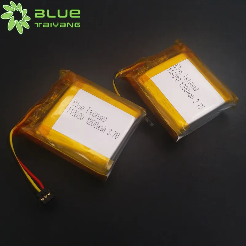 Blauw Taiyang 113030 Lithium Batterij 1200Mah 3.7Volt Batterij Fabrikanten
