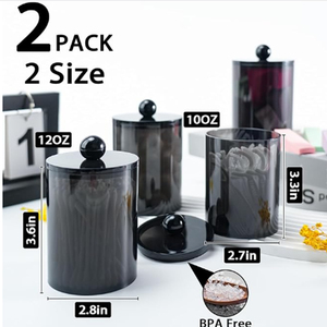 JUXINDA contenitore in plastica per tamponi di cotone con coperchio porta porta porta assorbente - Product Image 2