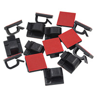 Clips de câbles auto-adhésifs sans perçage de type R, organisateur de fils, pinces de gestion de câbles