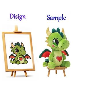 Muestra gratis Nuevo diseño personalizado Plushie Kpop Doll Soft Toy Custom Plush Toy Animales de peluche Peluche hecho Muñeco de peluche Stand up Doll - Product Image 4