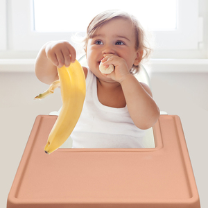 Tapis de chaise haute en silicone résistant à la chaleur pour enfants ensemble d'alimentation pour tout-petits napperon et assiette imprimées avec bol d'aspiration - Product Image 5