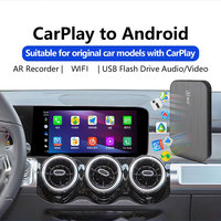 Adaptador Car Play OEM ODM, SIM Ai Box Android 13 4G 64GB, Accesorios para Auto, Carplay Inalámbrico Universal para Auto, Cableado para iPhone de Apple