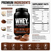 Suplemento de Proteína de Suero de Leche OEM |   Proteína en Polvo para Nutrición Deportiva de Marca Privada con Fórmula y Empaque Personalizados