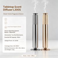Diffuseur d'arômes rechargeable en alliage d'aluminium Fanluosen, grande capacité de 100 ml, atomiseur double liquide écologique, contrôlé par application