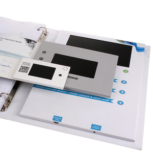 Tùy chỉnh quảng cáo Brochure kỹ thuật số LCD đám cưới video kỹ thuật số của khách cuốn sách Linen 2.4 4.3 5 7 10 inch - Product Image 2