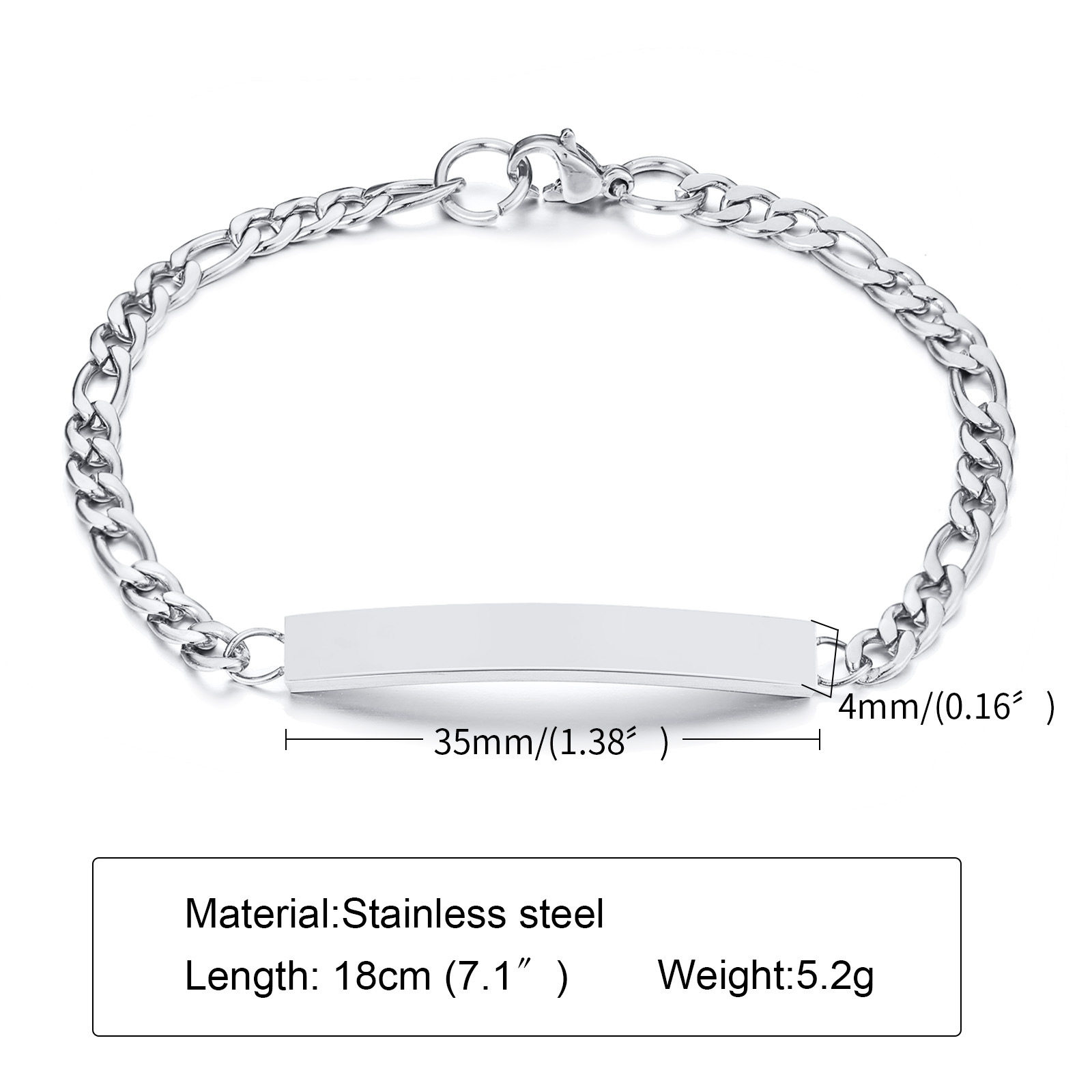 Argento 828 4MM * 18CM