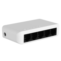 Switch Ethernet 5 Port 10/100/1000Mbps, Switch Jaringan Gigabit Penuh untuk Sistem Kamera IP CCTV