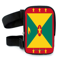 Sac de cuisse avec harnais pour femme, motif drapeau des Bahamas, pochette de jambe pour activités de plein air, randonnée, voyage, sac banane avec sangles réglables