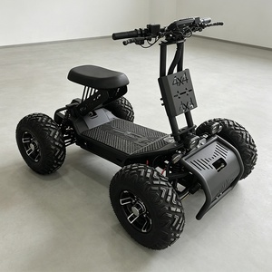 Scooter électrique pliable pour adultes à 4 roues, pneus larges, 4x4, rapide, avec siège - Product Image 3