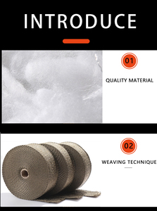 <span class=keywords><strong>Cinta</strong></span> protectora térmica para escape de motocicleta, convertidor catalítico, tipo de tubo de escape con amortiguación de vibraciones, envoltura térmica, escape de motocicleta - Product Image 6