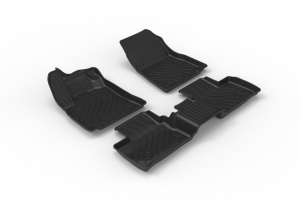 Alfombrillas impermeables personalizadas para coche, alfombrillas para todo tipo de clima TPE, revestimiento de suelo resistente, fila delantera y trasera para <span class=keywords><strong>Renault</strong></span> Arkana 2023 - Product Image 2