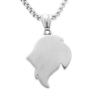 Collar con Colgante de León de Acero Inoxidable para Hombre, Estilo Punk Retro Geométrico, Rey de los Animales 19010 - Product Image 2