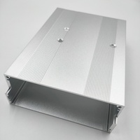 Boîtier en aluminium extrudé sur mesure 150*145*54mm, boîtier d'alimentation pour électronique, boîtier de projet en métal pour PCB