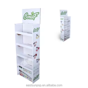 Nuevo Exhibidor de Alimentos Portátil de 3 Niveles y 4 Compartimentos con Cierre Magnético, Impresión UV y Materiales Reciclados Personalizados para Supermercados - Product Image 3
