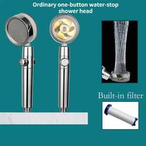 Propeller Shower <b>Head</b> Water Saving High Flow Showerhead With <b>Fan</b> Extension Showerhead Rainfall Bathroom Accessor - Product Image 3