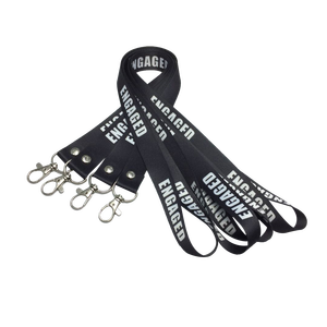 Dây Đeo Cổ Móc Chìa Khóa Bằng <span class=keywords><strong>Polyester</strong></span> Thiết Kế Logo In Thăng Hoa Nhuộm Tùy Chỉnh Quảng Cáo Phẳng Chất Lượng Cao - Product Image 6