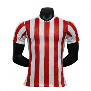 Camiseta <span class=keywords><strong>de</strong></span> Fútbol <span class=keywords><strong>de</strong></span> Manga Corta para Hombre, Talla Grande, con Estampado Inspirado en <span class=keywords><strong>Madrid</strong></span> 2025/26, Transpirable, <span class=keywords><strong>de</strong></span> Secado Rápido, para Entrenamiento <span class=keywords><strong>de</strong></span> Verano - Product Image 1