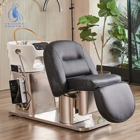 Lavage moderne évier à cheveux poser tête de massage thaïlandais Spa lit salon shampooing chaise