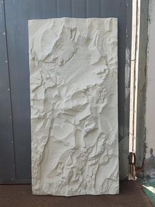 Không thấm nước ngăn xếp gờ PU đá trắng hiện đại mềm nhân tạo giả đá thay thế Bảng điều khiển tường gạch thân thiện với môi bền - Product Image 5