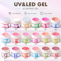 Vente directe d'usine, gel UV de construction pour extension d'ongles HAMA TPO FREE de 15 ml, haute qualité, longue durée