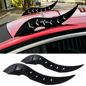 Pegatinas Universales para Techo de Coche con Diseño de Cuerno de Dragón, Alerón 3D con Curva Fluida, Decoración Impermeable para Exterior de Automóvil, Accesorios de Estilo - Product Image 1