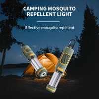   Camping Draagbare Muggenverjager Zaklamp Waterdichte Muggenverjager Lamp Muggenwerende Zaklamp en Powerbank