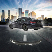 Aileron de coffre arrière en fibre de carbone style PSM pour BMW Série 3 G20 330i 340i, type bec de canard
