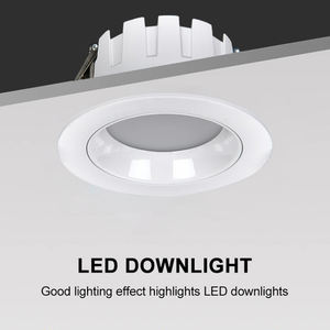 <span class=keywords><strong>Downlight</strong></span> de techo <span class=keywords><strong>Led</strong></span> SMD antideslumbrante de aluminio <span class=keywords><strong>cuadrado</strong></span> redondo, <span class=keywords><strong>Downlight</strong></span> empotrable <span class=keywords><strong>Led</strong></span> de 4000K, iluminación interior, Downlights - Product Image 6