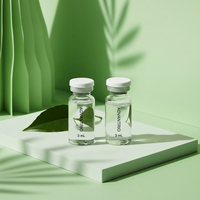 Flacon en verre pharmaceutique transparent flacons en verre tubulaires supérieurs à sertir 2ml 5ml 10ml flacon stérile pour injection avec bouchon en caoutchouc