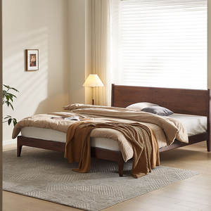 Cadre de lit Queen Size en bois massif de chêne moderne et simple B5018 <span class=keywords><strong>Gorange</strong></span>/ODM - Product Image 5