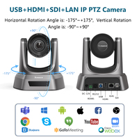 Cámara de Conferencia PTZ NV20A NDI OEM al por Mayor, Sistema de Videoconferencia 1080P 20x con Pantalla LCD de 5 Pulgadas y Controlador de Joystick 4D