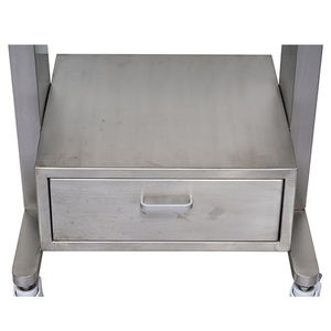 IN-PL02 Reusable Stainless Steel Medical Treatment <b>Trolley</b> For Veterinary Equipment Featuring <b>Drawers</b> For Diagnosis - Product Image 6
