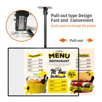 Boîte lumineuse publicitaire LED murale suspendue à livraison rapide personnalisée pour les restaurants, les magasins, les bars, les hôtels, les centres commerciaux, les spas de massage