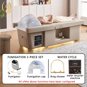 Kursi Pedikur Chuque Salon Furniture dengan Wastafel Shampoo, Kursi Pijat Kaki Elektrik, Bak Mandi Kaki, Tempat Tidur Spa Kepala Jepang - Product Image 4